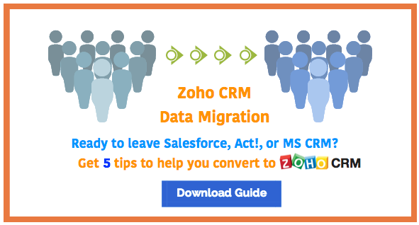 5 data migration tips convert to Zoho CRM